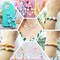 720 Pieces Candy Color Acrylic Heart Beads Star And Round Beads, Colorful Assorted Plastic Pastel Circle Shape Cute Loose Beads Bulk for Bracelets Jewelry Making DIY Crafts Necklace